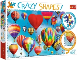 Puzzel 600 Crazy Shapes Kleurrijke ballonnen