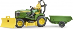 Tuintractor JOHN DEERE X949 met tuinierfiguur van BRUDER