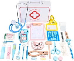 Houten doktersset - 43 onderdelen
