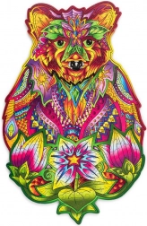 Houten kleurrijke puzzel – beer