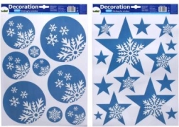 Kerst raamddecoratie 41x29 cm