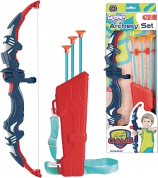 Kinderboog en koker met pijlen met zuignappen WOOPIE