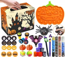 Sensorische anti-stress Halloween set met fidget speelgoed en pop it