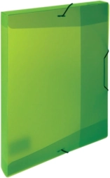 Opaline documentendoos met elastiek groen A5