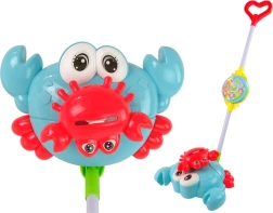 Baby loopwagen met lichten Krab met muziek