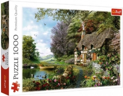 Puzzel 1000 stukjes - Paradijselijk landschap van Trefl