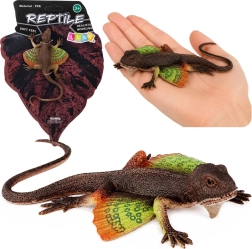 Realistische rubberen figuur van de vliegende draakhagedis (Draco) 13 cm