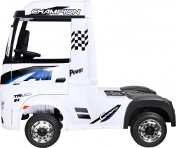 Elektrische vrachtwagen TIR Mercedes‑Benz Actros voor kinderen – Wit