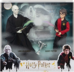 Poppenset HARRY POTTER en Heer Voldemort met de Beker van de Drie Tovenaars