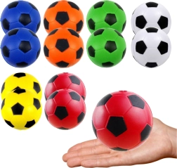 Gekleurde antistressballen 6,5 cm - set van 12 stuks