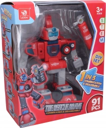 Schroefbare autorobot met effecten The Rescue Brave 32 cm