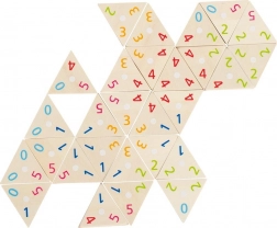 Tri-Domino houten spel van Goki