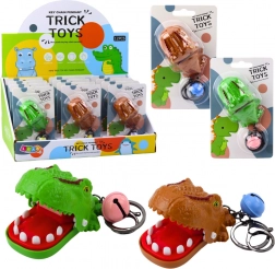 Behendigheidsspel Dino Tandenarts Sleutelhanger 2-in-1