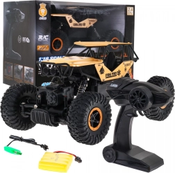 RC terreinwagen Crawler Monster 1:18 voor kinderen 6+ – Goud