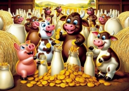 Puzzel Melkschat 25 stukjes