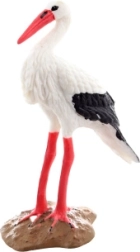 Plastic ooievaar – realistische figuur voor kinderen en decoratie