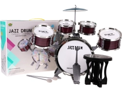 Grote kinderdrumset met verlichting