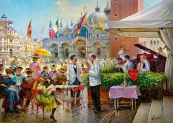 Puzzel CHERRY PAZZI – Piazza San Marco, Venetië (1000 stukjes)