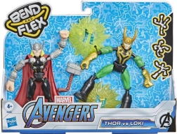 Hasbro Bend and Flex Thor en Loki – actieregels MARVEL