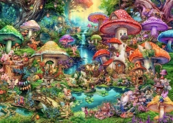 Ravensburger Puzzel Paddenstoelen Dorp 1000 Stukjes
