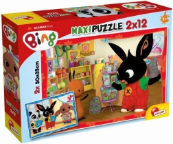Puzzels met Bing - 2x12 stukken: Op school