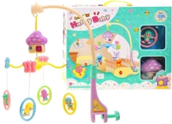 Pastel draaimolen met muziekdoos