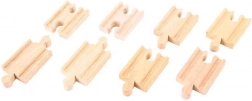 Houten railverbinders 7 cm (8 stuks) BIGJIGS RAIL