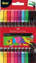 Faber-Castell Neon dubbelzijdige stiften - 10 kleuren