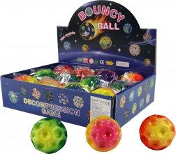 Stuiterende regenboogbal 7 cm