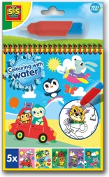 Reis-waterkleurplaten – schilderen met water