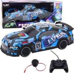 RC sportwagen met afstandsbediening – blauw
