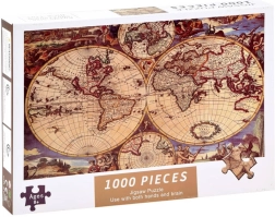 Antieke wereldkaart puzzel 1000 stukjes