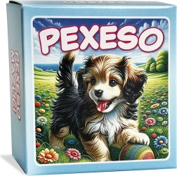 Pexeso Knuffeldieren in blauwe doos