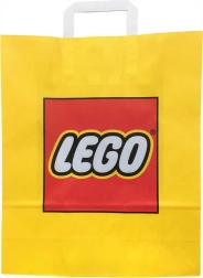 Lego promotionele papieren geschenktas geel 34 × 35 cm - 1 stuk