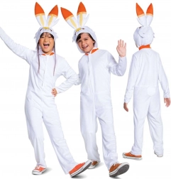 Kinderkostuum POKEMON Scorbunny kigurumi 126–136 cm (7–8 jaar)