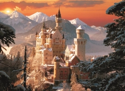 Puzzel Winterkasteel Neuschwanstein 3000 Stukjes Trefl