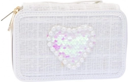 Driedelige tweed etui Girabrilla wit