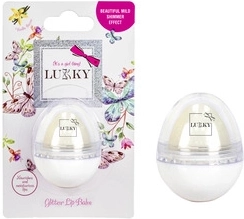 Lukky parelmoer lippenbalsem in eivorm