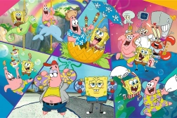 Puzzel SpongeBob in Bikini Bottom 300 stukjes