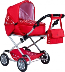 Kinderwagen voor poppen 2-in-1 New Baby Monika rood