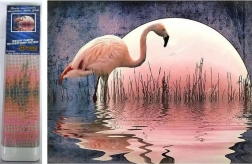 Norimpex diamantschilderij Flamingo 30x40 cm
