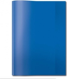 Blauwe transparante kaft voor A5-schrift
