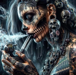 Diamond painting Zombie 30 × 40 cm