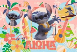 Puzzel 100 – STITCH EN VRIENDEN IN ACTIE van DISNEY Trefl