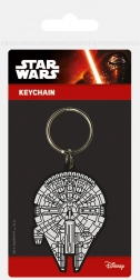 Rubberen sleutelhanger Star Wars Millennium Falcon