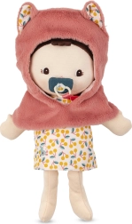 Lilliputiens stoffen pop Jeanne met draagzak en magnetische speen