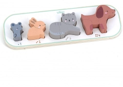 Inlegpuzzel Leren Tellen Dieren Vilac Sarah Betz