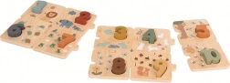 Houten telpuzzel met dieren 2Kids Toys
