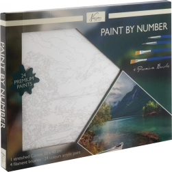 schilderen op nummer op canvas landschap 30 × 40 cm