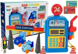 kinder tankstation met lichten en geluiden met autootjes